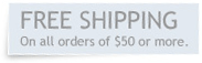 FREE SHIPPING OVER $50